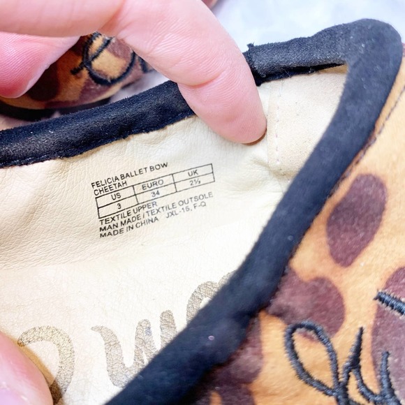 Sam Edelman Felicia BalletBow 3 leopardprint girl - Picture 6 of 6